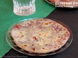 Beetroot Poli | Beetroot Stuffed Indian Bread