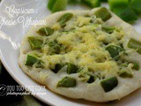 Capsicum Cheese Uthappam | Cheesy Capsicum Oothappam Recipe