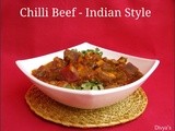 Chilli Beef - Indian Style