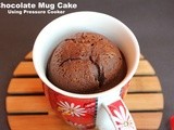 Chocolate Mug Cake Using Pressure Cooker | Christmas Desserts | Christmas Recipes | New Year Recipes
