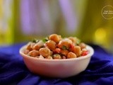 Indian Style Chickpea Salad | Chickpea Salad With Yogurt Dressing | Chickpea Salad