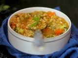 Masala Oats | Oats Porridge For Weight Loss | Zero Oil Recipe | Diet Friendly Recipe | Indian Style Spicy Oats Porridge