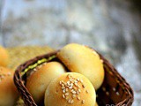 Mini Burger Buns | Eggless Hamburger Buns | Burger Buns Recipe