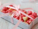 Mini Cookies | Heart Shaped Mini Cookies | Pink Cookies | Christmas Edible Gifts | New Year Recipes | Valentine's Day Recipes