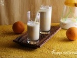 Orange Milkshake | Summer Drinks