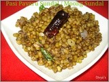 Pasi Payaru Sundal / Moong Sundal