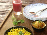 Turmeric Rice Recipe | Yellow Rice Recipe | Easy Pulao Recipes