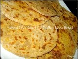 Wheat Poli / Sweet Dal Stuffed Indian Bread