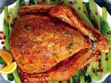 Pomegranate and Orange Stuffed Turkey