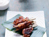 Chicken Satay with Yogurt Sauce