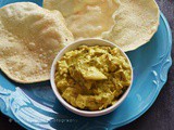 Dosakaya Pachadi – Andhra Yellow Cucumber Chutney