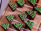 {Guest Post} – Christmas Tree Gingerbread Brownies by Saswati of ‘Delish Potpourri’