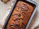 Nutella Swirl Carrot Loaf Cake