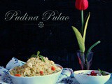 Pudina Pulao with Anardana Raita