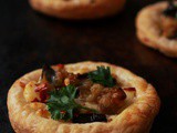 {Ramadan Special} – Eggplant & Boursin Tartlets by Sarah of ‘Flour & Spice’