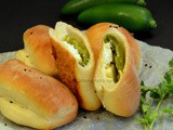 {Ramadan Special} – Jalapeno & Cheese Stuffed Dinner Rolls by Shanaz of ‘Love To Cook’