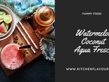 Watermelon Coconut Agua Fresca