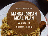 Week 13 – Mangalorean Meal Plan