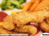 Chicken fingers with Bechamel