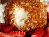 Ice Cream Balls With Corn Flakes