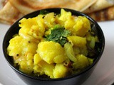Aloo bhaji recipe, batata bhaji | potato bhaji