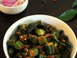 Bhindi fry, ladies finger fry