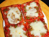 Bread pizza recipe | bread pizza on tawa | without oven