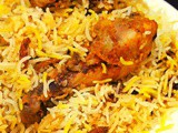 Chicken dum biryani in oven, oven baked biryani