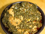 Palak chicken recipe, palak chicken curry