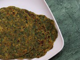 Palak Roti Recipe, How To Make Palak Roti | Spinach Roti