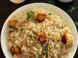 Paneer pulao recipe, paneer rice recipe