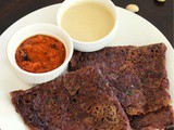 Ragi dosa recipe, instant ragi dosa