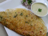Rava Dosa Recipe South Indian Instant and Crispy, Sooji Dosa | Onion Rava Dosa