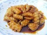 Crispy Fresh Squid/Cuttlefish In Sweet And Sour Sauce