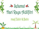 Selamat Hari Raya Aidilfitri