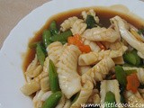 Stir fry Squid