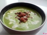 Mint Pea Soup with Gubbeen Smoked Bacon Lardons