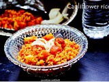 Cauliflower rice| Andhra street food