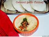 Coconut garlic chutney|With red chilli