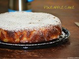 Pineapple cake with pineapple glaze