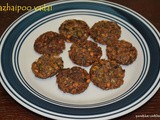 Vazhaipoo vadai | Banana flower fritters