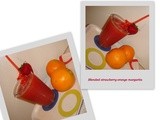 Blended strawberry-orange drink (Non alcoholic)