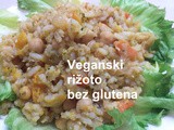 Veganski rižoto s tikvom i slanutkom