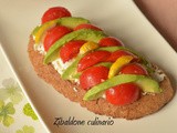 Avocado toast al formaggio