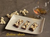 Barrette di cioccolato al pop corn