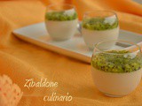 Biancomangiare vegan con coulis di kiwi