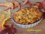 Bread pudding alla zucca