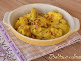 Cavolfiore arrosto con kefir alla curcuma