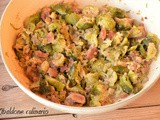 Cavolini di Bruxelles e castagne