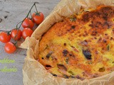 Clafoutis di zucchine e pomodorini